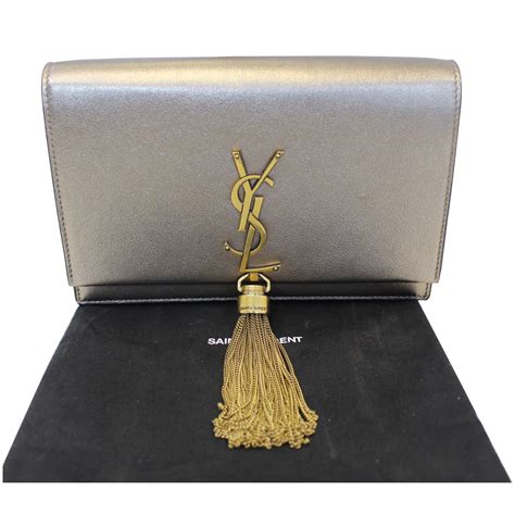 Authentic YSL Saint Laurent Kate Tassel Leather 